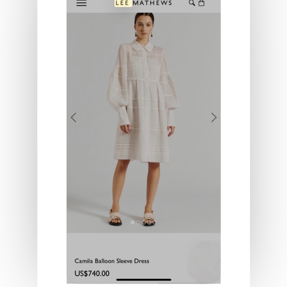 Lee Mathews Mini Dress